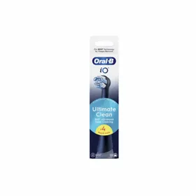 Oral-B iO Ultimate Clean Black Replacement Heads 4 Pack