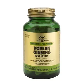 Solgar Spf Korean Ginseng Root 60 Capsules