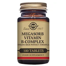 Solgar Megasorb B Complex 50 100 Tablets