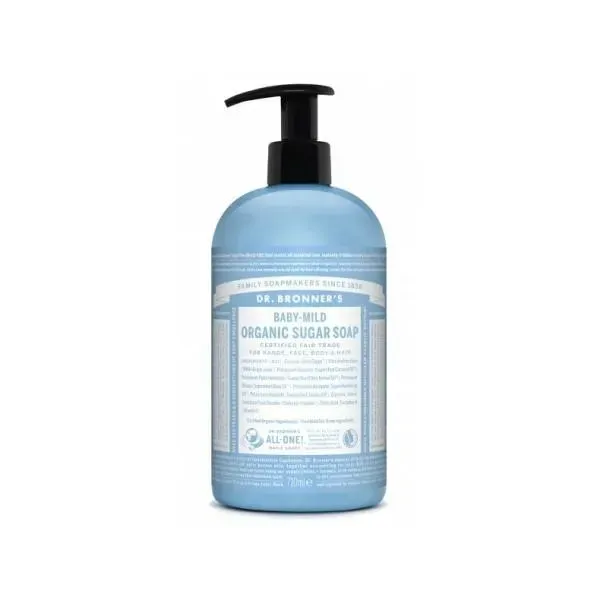 Dr. Bronner's Jabones De Azúcar Bio 710ml Bebes