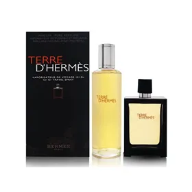 Terre D'hermes Eau De Perfume Spray Refillable 30ml Set 2 Pieces