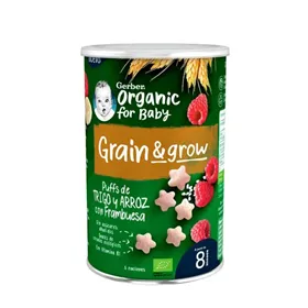 Gerber Snack Organic Cereals and Raspberry 35g
