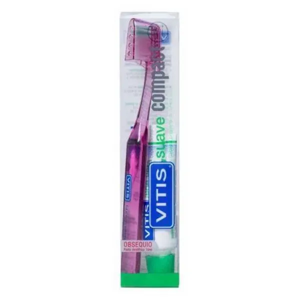 Vitis Compact Soft Toothbrush Aloe 15ml