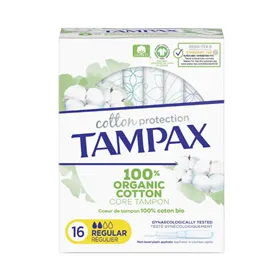 Tampax Organic Regular Tampon 16 Units