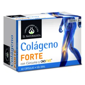 El Natural Colageno Forte Con Curcuma y Ovomet 60 Capsulas