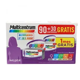 Multicentrum Women Pack 90 + 30 Tablets Set 2 Pieces