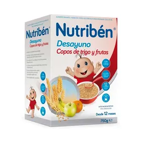 Nutribén Breakfast Flakes Wheat Wheat Fruit 750g 