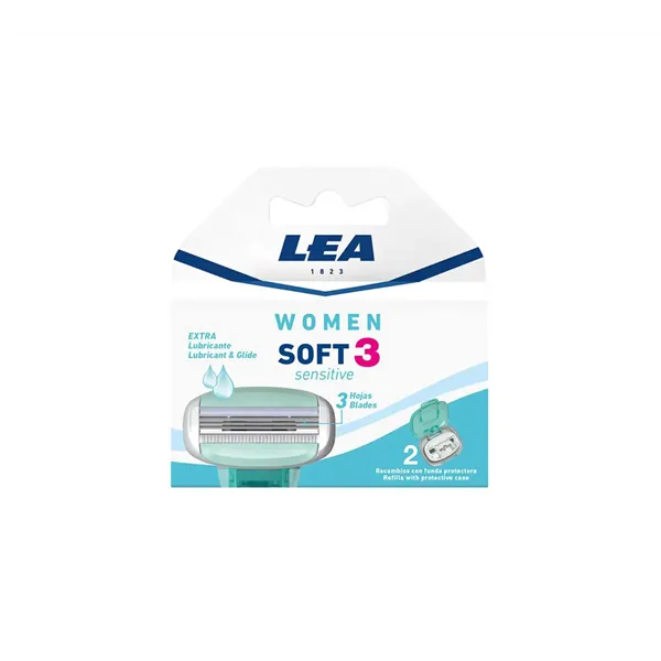 Lea Recambios Woman Soft3 Sensitive 2un