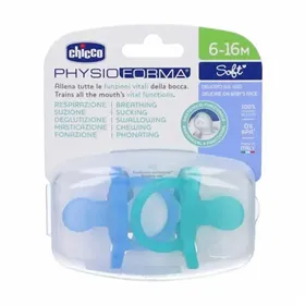 Chicco Physio Soft Silicone Pacifier Blue 6-12M