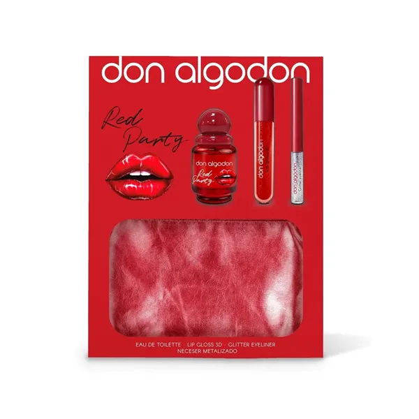 Don Algodón D Algodon Wom Red Party 30 Maq Bolso