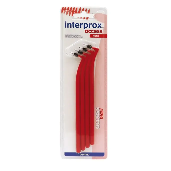 Interprox Vitis Interdent Dentaid Acces Maxi Larg 4u Toothbrush