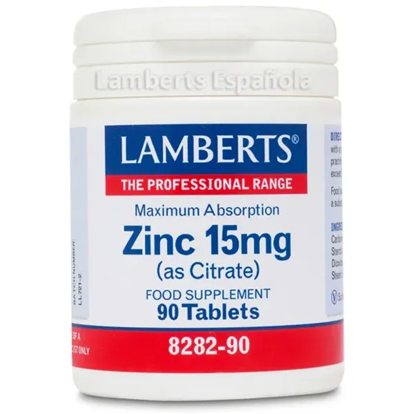 Lamberts Zinc 15 Mg 90 Tabs