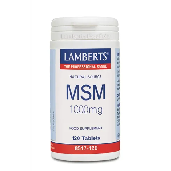 Lamberts Msm 1000 Mg 120 Tabs