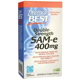 SAM-e, 400 mg tuplavahva - 60 tablettia