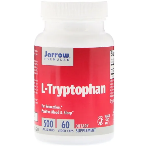 L-triptofanas, 500 mg - 60 v kapsulių