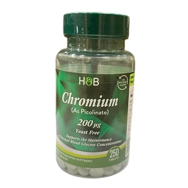 Kroompikolinaat, 200mcg - 250 tabletti