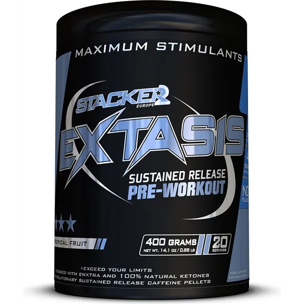 Extasis, trooppiset hedelmät - 400 g