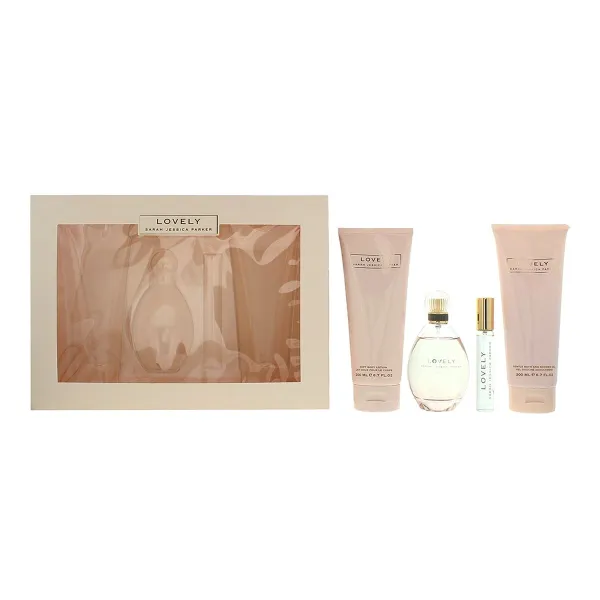 Sarah Jessica Parker Lovely EDP 100 ml + EDP 15 ml + SG 200 ml + BL 200 ml (woman)