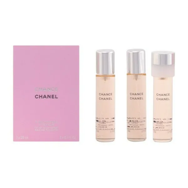 Chanel Chance EDT Refill 2 x 20 ml + EDT Refill with spray 20 ml (woman)