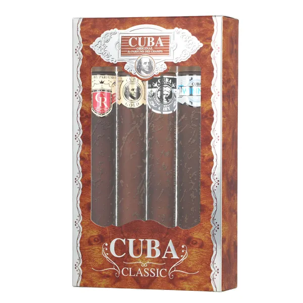 Cuba Cuba Set EDT Yellow 35 ml + EDT Blue 35 ml + EDT Red 35 ml + EDT Orange 35 ml (man)