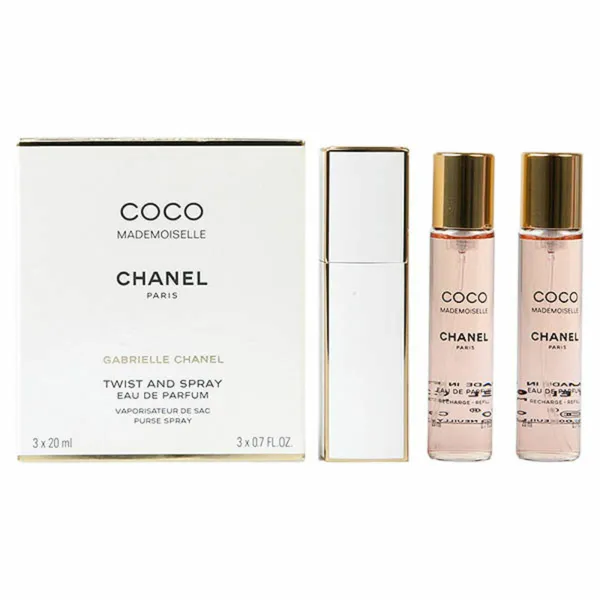 Chanel Coco Mademoiselle EDP refillable 20 ml + EDP refill 2 x 20 ml W