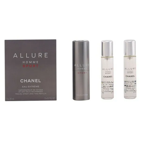 Chanel Allure Homme Sport Eau Extrême EDT Refillable 20 ml + EDT Refill 2 x 20 ml (man)