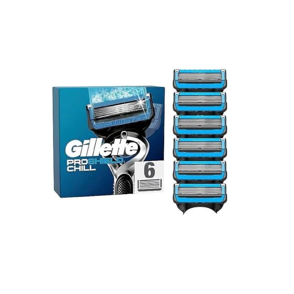 Keičiamas skustuvo peiliukas Gillette Proshield Chill