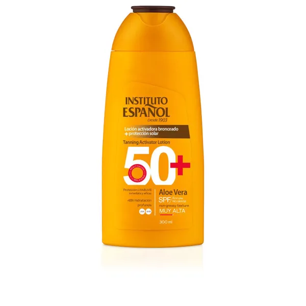Sun Block Instituto Español LOCIÓN BRONCEADORA Spf 50+ 300 ml