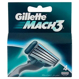 Replacement Shaver Blade Gillette (4 Units) (4 uds)
