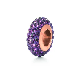 Naiste Pärlid Folli Follie 3P0T024RX Lilla 1 cm