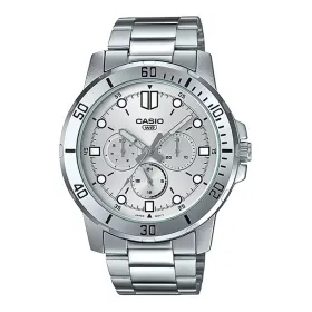 Miesten rannekellot Casio MTP-VD300D-7EUDF Hopeinen (Ø 45 mm)