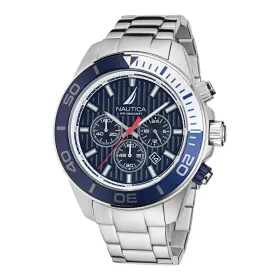 Мужские часы Nautica Серебристый (Ø 48 mm)