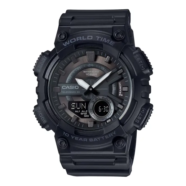 Vīriešu Pulkstenis Casio AEQ-110W-1B