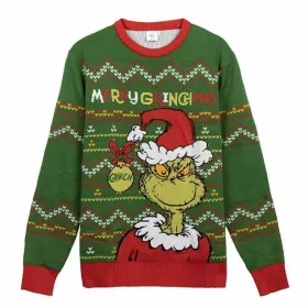 Miesten neulepusero The Grinch Vihreä S