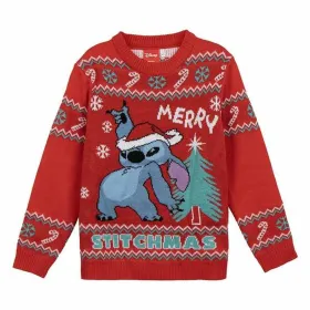 Unisex neulepusero Stitch Punainen