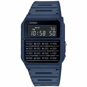 Unisex Pulkstenis Casio CALCULATOR Zils Melns (Ø 35 mm)