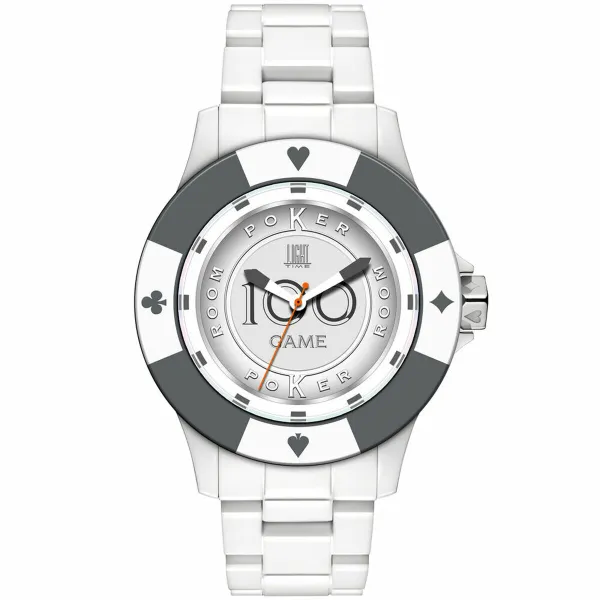 Abiejų lyčių laikrodis Light Time POKER (Ø 41 mm)