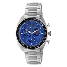 Vīriešu Pulkstenis Gucci YA142317 Sudrabains