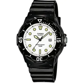 Meeste Kell Casio DIVER 100M Valge Must (Ø 44,5 mm)