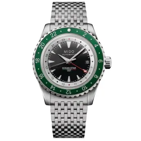 Laikrodis vyrams Mido OCEAN STAR GMT LIMITED EDITION Sidabras