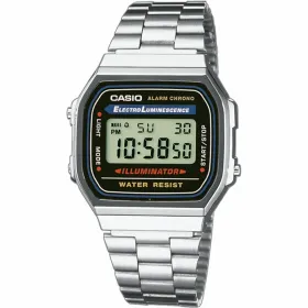 Unisex Kell Casio A168WA-1YES Must Hõbedane (Ø 36 mm)
