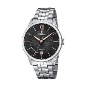 Мужские часы Festina F20425/6 Чёрный Серебристый
