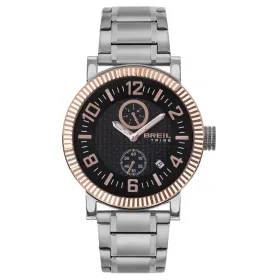 Meeste Kell Breil EW0590 Must Hõbedane (Ø 43 mm)