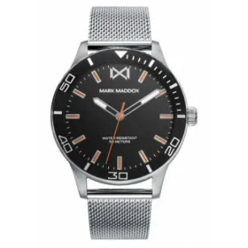 Laikrodis vyrams Mark Maddox HM7146-57 Juoda Sidabras (Ø 40 mm)