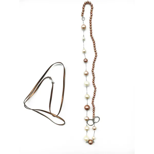 NECKLACE NECKLACE MISAKI WOMAN QCRNTERRAMULT (40CM+37CM )