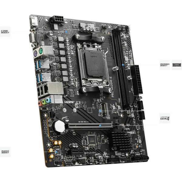 MOTHERBOARD MSI UNISEX PRO-A620M-E (mini-ATX )