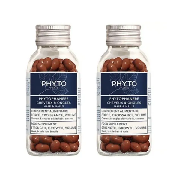 Phyto Paris Phytophanére Hair And Nails 2x120 Capsules 