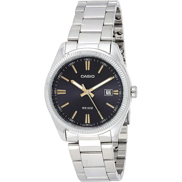 Мужские часы Casio MTP-1302D-1A2 Серебристый