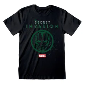 Krekls ar Īsām Piedurknēm Marvel Logo Icon Melns Unisekss