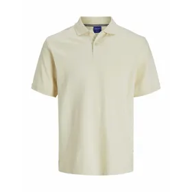 Vyriški polo marškinėliai su trumpomis rankovėmis Jack & Jones JORFREDERIKSBERG Rusvai gelsva